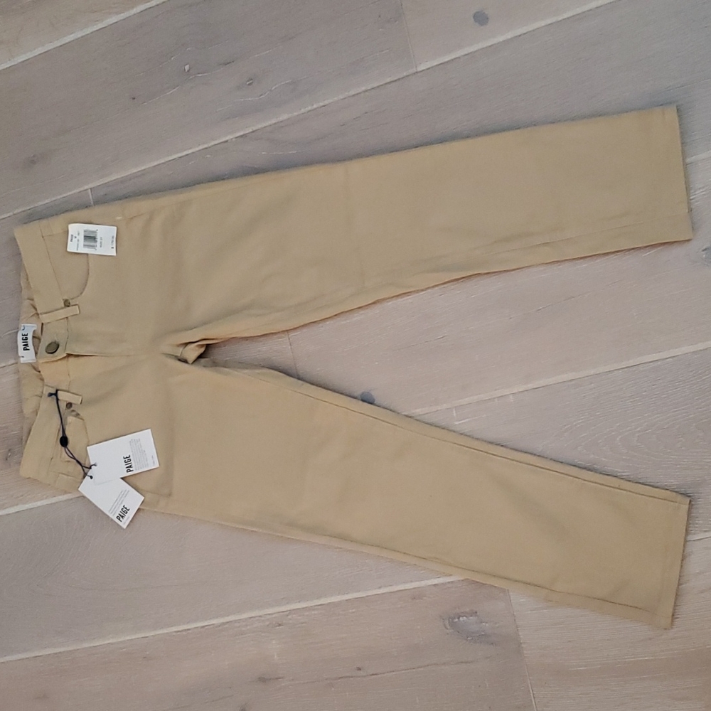Tan Paige KYLE CROP MIDRISE SKINNY Crop